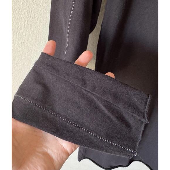 Thom Krom Men’s Size Medium Black long Sleeve Shirt Stitching Style# M TS 246 - Picture 4 of 12